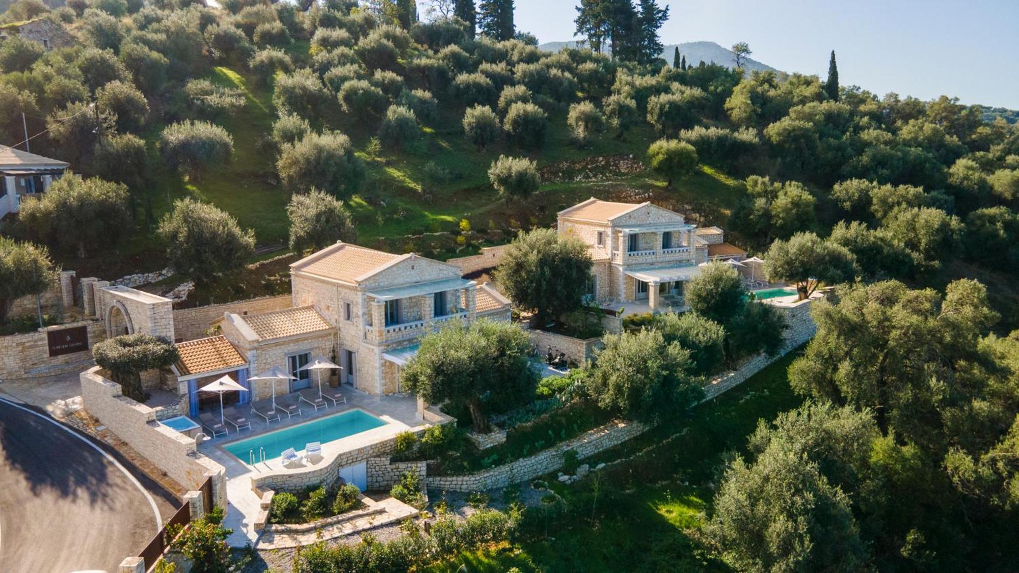 Villa Ionian Stone Luxury In Corfu Pithos